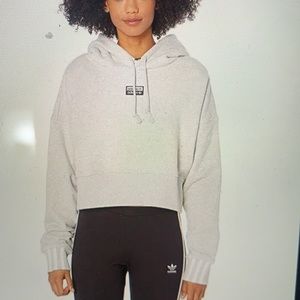ADIDAS CROPPED HOODIE